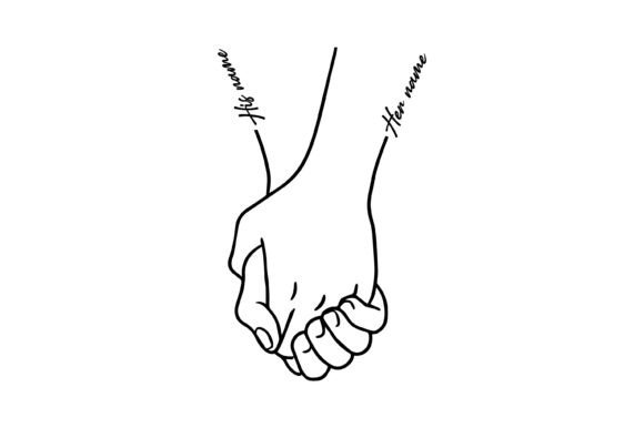 Couple Holding Hands Line Art: A Designer's Guide to This Romantic Asset