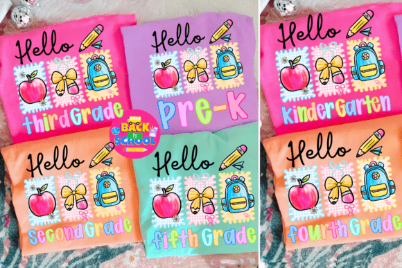 Preppy Back to School PNG Bundle Doodles: Design Assets for Your Brand