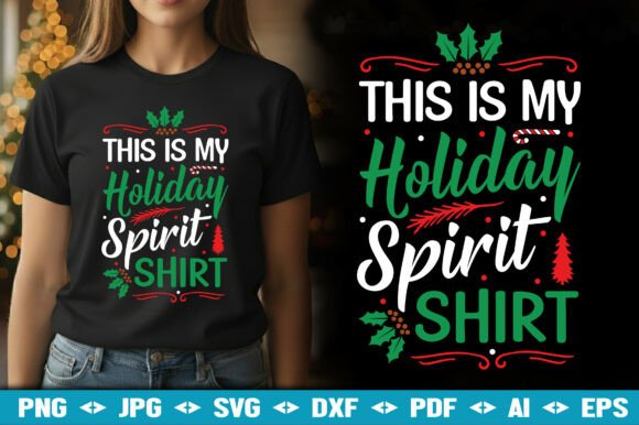 This is My Holiday Spirit Shirt SVG: The Ultimate Anti-Christmas Design